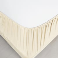 طقم شرشف صيفي مزدوج ٣ قطع - كارميلا - كريمي