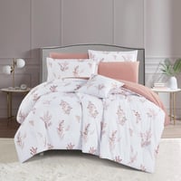 مفرش صيفي مزدوج وجهين 7 قطع - اوركا- ابيض - لحمي