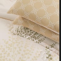 مفرش صيفي مزدوج 10 قطع - ريفيرا - كريمي غامق