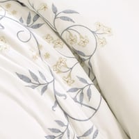 مفرش قطن مطرز حشوة متحركة صيفي مزدوج 9 قطع - لينوف...