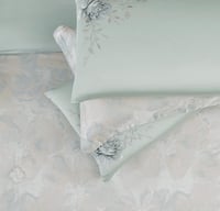 مفرش صيفي مزدوج تنسيل قطن 300 غرزة + مخدة هدية