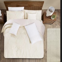 مفرش قطن عالي النعومة مزدوج 300 غرزه 8 قطع - ايليو...