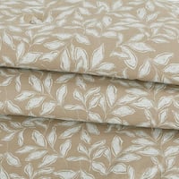 مفرش قطن صيفي مقاس كوين 8 قطع - نوفارين -بيج غامق...