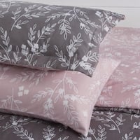 مفرش صيفي مفرد ونص 4 قطع - ليتون - رمادي غامق - لح...