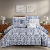 مفرش قطن عالي النعومة مزدوج 300 غرزه 8 قطع - ايليو...