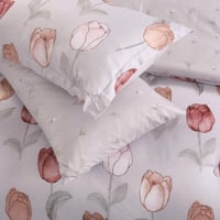 مفرش صيفي مفرد ونص 4 قطع - تيانا - رصاصي - رمادي ث...