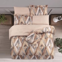 مفرش صيفي مفرد ونص 4 قطع - تيانا - بيج - بيج