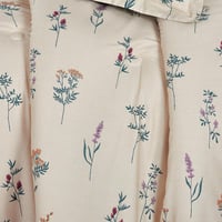 مفرش قطن صيفي مقاس كوين 8 قطع - نوفارين -بيج - اخض...