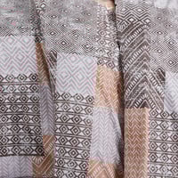 مفرش صيفي مزدوج وجهين ٧ قطع - اوركا - بيج غامق - ب...