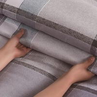 مفرش صيفي مفرد ونص 4 قطع - ليتون - رمادي فاتح - رم...