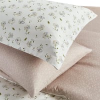 مفرش صيفي مفرد ونص 4 قطع - ليتون - أبيض - لحمي