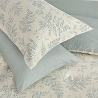 مفرش قطن صيفي مفرد ونص ٤ قطع - نولين -بيج مشجر - ا...