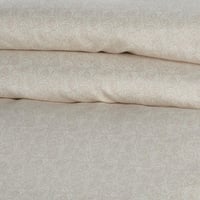 مفرش صيفي مفرد ونص 4 قطع - ليتشي - بيج فاتح