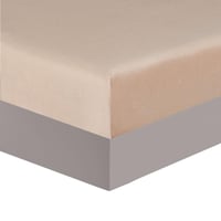 مفرش شتوي مزدوج مخمل فرو 6 قطع - نيكولينا - بيج