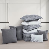 مفرش صيفي فاخر كوين جاكار مطرز 8 قطع – أورليا Aure...