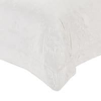 مفرش صيفي مزدوج جاكار 7 قطع - سيرينا - أبيض