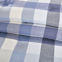 مفرش قطن صيفي مفرد ونص 4 قطع - فاليريا -رصاصي - رم...