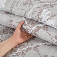 مفرش صيفي مزدوج وجهين ٧ قطع - اوركا -بيج غامق - رم...