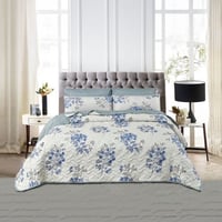 مفرش صيفي مزدوج مضغوط 6 قطع -حشوة مضغوطة خفيفة - ب...