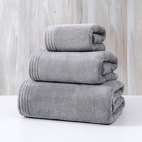 منشفة كورال فليس - إشيل - مقاس صغير -90x50 - رمادي