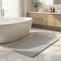 سجادة حمام مقاس 50*80 - كوزي - رصاصي