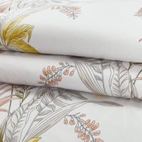 مفرش صيفي مفرد ونص 4 قطع - ليتون - عاجي - بيج