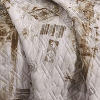 مفرش صيفي مفرد ونص حشوة مضغوطه 4 قطع - افروديت - ا...