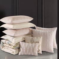 مفرش صيفي مزدوج 10 قطع - ريفيرا - بيج غامق