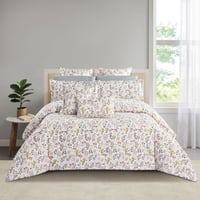 مفرش صيفي مفرد ونص 4 قطع - متعدد الألوان