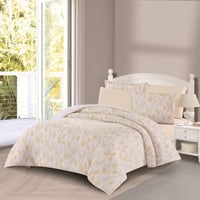 مفرش شتوي مخمل فرو محفور مفرد ونص 4 قطع - انديرا -...