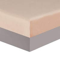 مفرش شتوي مخمل مقاس كوين 6 قطع - اودري - بيج