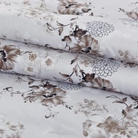 مفرش صيفي مفرد ونص 4 قطع - اديلين - رمادي ثلجي - ب...