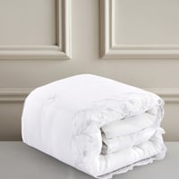 مفرش عرائسي صيفي مزدوج مزين بالدانتيل7 قطع - يولين...