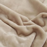 بطانية مخمل مزدوج - جولي - بيج فاتح