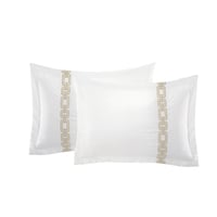 مفرش صيفي مفرد ونص مطرز بنظام فندقي 5 قطع - ايلارا...