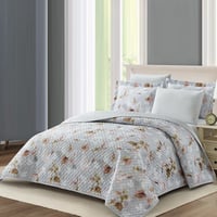 مفرش صيفي مزدوج وجهين مضغوط - 6 قطع - روجينا - رما...