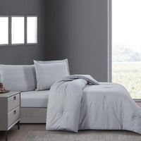 مفرش صيفي مفرد ونص 4 قطع - ليتون -رمادي