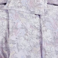 مفرش قطن صيفي مزدوج 8 قطع - افاليون - زهري فاتح -...