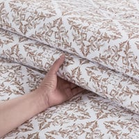 مفرش صيفي مزدوج وجهين ٧ قطع - اوركا - ابيض -بيج غا...