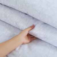 مفرش صيفي مفرد ونص وجهين 4 قطع - سيلون - رصاصي - ر...