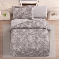 مفرش صيفي مفرد ونص حشوة مضغوطه 4 قطع - افروديت - ر...