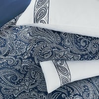 مفرش صيفي فاخر كوين جاكار مطرز 8 قطع – أورليا Aure...