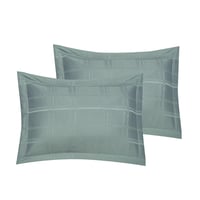 مفرش صيفي مزدوج 6 قطع جاكار ناعم - نوريا - رمادي