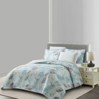 مفرش صيفي مزدوج مضغوط 6 قطع - روجينا -رمادي - فيرو...