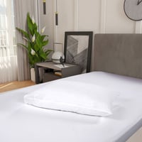 شرشف قطن مفرد ونص 2 قطعه - ابيض