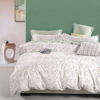 مفرش قطن صيفي مفرد ونص 4 قطع - اتلانتا - سكري