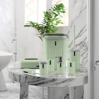 طقم اكسسوار حمام 8 قطع - مارتي - أخضر فاتح