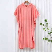 روب استحمام أزرار في الجوانب وقبعة - بلباو - مقاس...