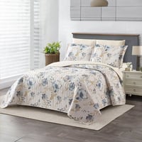 مفرش صيفي مزدوج وجهين مضغوط - 6 قطع - حشوة مضغوطة...