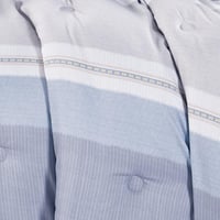 مفرش صيفي مفرد ونص 4 قطع - اليساندرا - رمادي - رصا...